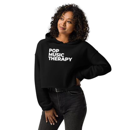 POP MUSIC THERAPY Cropped Hoodie (available in multiple colors)